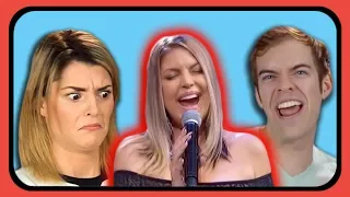 YouTubers react to Fergie singing the U.S. National Anthem | 2018 NBA All-Star Game