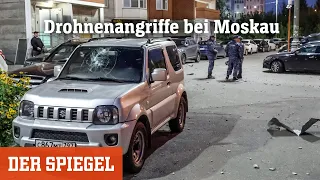 Drohnenangriffe bei Moskau: In Krasnogorsk kehren sie die Scherben auf | DER SPIEGEL