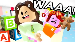 Being the most annoying baby in Roblox Twilight Daycare...