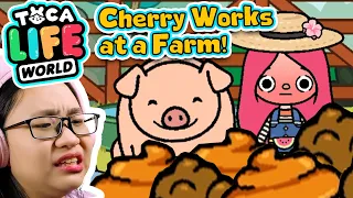 Toca Life World - Cherry works at a FARM??!!