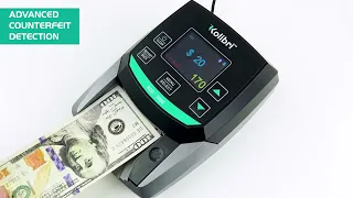 Kolibri KCD-2000: 2-in-1 Counterfeit Detector and Bill Counter with UV, MG and IR Detection