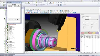 Complete Mill Turn Machine Simulation