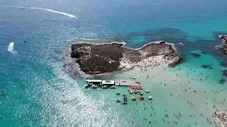 Zyprus Nissi Beach from Top