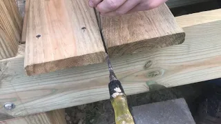 “installing” decking boards STRAIGHT and even