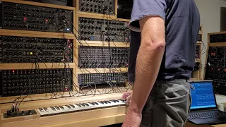 Popcorn (Gershon Kingsley) -Variation Live on a DIY Analog-Modular System