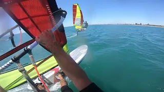 Windfoil vs Windsurf : match test