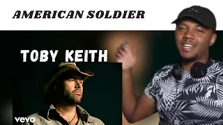 First Time Hearing - Toby Keith - American Soldier (Official Music Video) |  country reaction