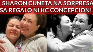 SHARON CUNETA NA SORPRESA SA REGALO NI KC CONCEPCION!!!