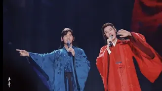 粉丝一起大合唱《天涯客》，Word of Honor Concert, Fans singing together Tian Ya Ke, 感动ing! #俊哲#温周，山河令演唱会, 3.5.2021