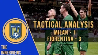 How Fiorentina's Pressing Destroyed Giampaolo's Milan | Milan vs Fiorentina 1-3 | Tactical Analysis