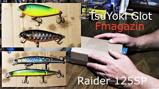 Unboxing ВОБЛЕРЫ TsuYoki Glot 75F по заказу Fmagazin 😁 TsuYoki Raider 125SP 2021г