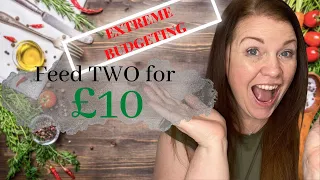 EXTREME Food Budget and plan | Eat for under £10 | Low Income