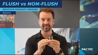 Flush vs. Non-Flush Inductive Sensors: What's the Difference? #shorts