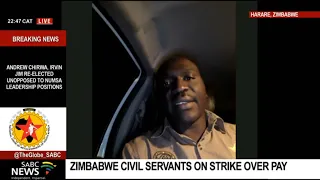 Zimbabwe civil servants embark on a two-day strike over pay increase: Charles Chinosengwa