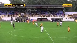 Sutton United v Farnborough FC - Skrill South - Match Highlights - 14th September 2013