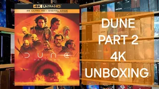 DUNE PART 2 4K ULTRA HD UNBOXING + MENU
