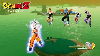 If Goku in Frieza Saga with God Powers! Goku vs Ginyu Force in Dragon Ball Z: Kakarot Mods
