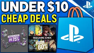 11 GREAT PSN Game Deals UNDER $10 NOW! CHEAP PS4 Games on Sale - PSN Essential Picks + Square Enix