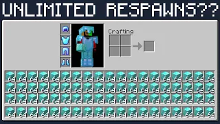 Minecraft UHC but you can RESPAWN your teammates with DIAMOND BLOCKS.