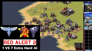 Red Alert 2 Yuri's revenge | Battle For Siam I 1 Korea vs 7 Yuris