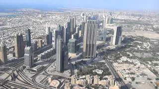 Вид с высоты Бурдж Халифы Дубай ОАЭ