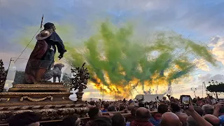 San Rocco Scilla 2022 ( immagini e video della processione, trionfino e fuochi di mezzanotte )