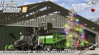 Feeding cows after Christmas | Euro Farms with  @StanTheMan_ | Farming Simulator 19 | Episode 5