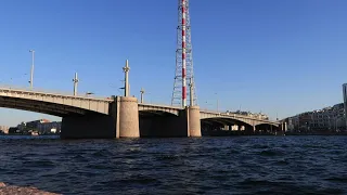 #СашаКира. Выборгская - Ушаковская набережные и Кантемировский мост. Лето в Санкт-Петербурге 2020