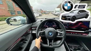 BMW i5 eDrive40 M Package | 2024 | POV Test Drive | 0-100 | Binaural Sound