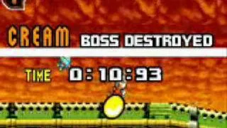 Sonic Advance 2 Second Boss with Cream