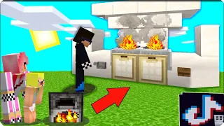 😅Проверка ЛАЙФХАКОВ из Тик-Ток в Майнкрафт! 100% Троллинг Ловушка в Minecraft Шеди Нуб и Леска