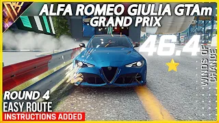 Alfa Romeo Giulia GTAm Grand Prix | Round 4 | 46.4 | 1⭐ | Instructions | Asphalt 9