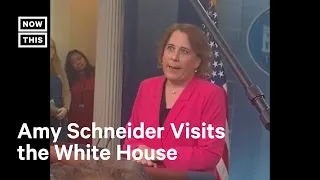 'Jeopardy!' Champ Amy Schneider Visits White House on Trans Day of Visibility #Shorts