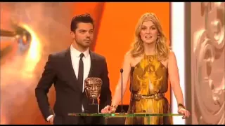 Rosamund Pike Funny Mistake At BAFTAS - The British Academy Film Awards 2011 - HD Full Clip