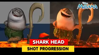 Moana | Shark Head Shot Progression | Minor Jose Gaytan | @3DAnimationInternships