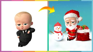 The Boss Baby Glow Up into Santa Claus | The Boss Baby Transformation