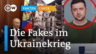 Faktencheck: Propaganda und Fakes im Ukraine-Krieg | DW Nachrichten