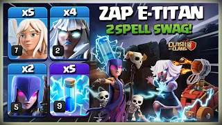 Th14 Electro Titan Smash | Th14 Zap Electro Titan Smash | BEST TH14 Attack Strategy! Clash Of Clans