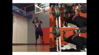 300 lbs Dunking Powerlifter ! Benching 525 Paused and 462 lbs x 6 Reps!