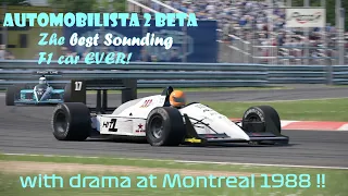 Automobilista 2 Beta -The F1 Car with the BEST Engine SOUND! Let's test it in an AI race at Montreal