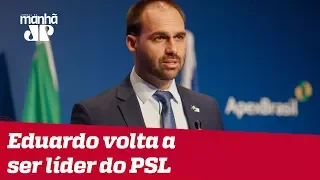 Eduardo Bolsonaro retorna à liderança do PSL