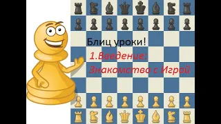 Шахматы за 90 секунд! Урок 1 Знакомство с игрой.