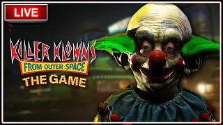 🔴LIVE Gameplay! |Killer Klowns From Outer Space: The Game | Interactive Streamer