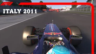 Sebastian Vettel's pole lap at the 2011 Italian GP - Assetto Corsa