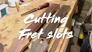 Building DC Guitars - Episode 13 | Marking out and cutting fret slots