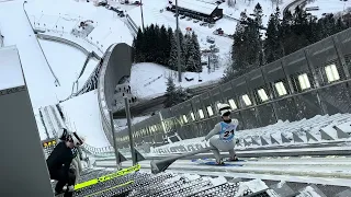 highest ski jump ever  ⛷️ #skijump #skichampion