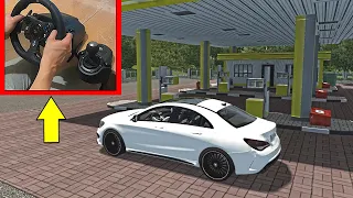 Mercedes-Benz CLA250 Steering Wheel Gameplay | City Car Driving simulator | Logitech 920