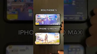 ROG PHONE 5 vs iPhone 12 Pro Max speed test ⏲️