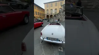 Выставка ретро Alfa Romeo в Италии