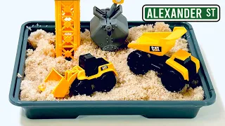 Construction Trucks Toys, Dump Truck, Front Loader, Pretend Play | Fun Toy Learning Video for Kids
